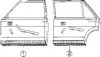 VAN WEZEL 1734276 Door, body